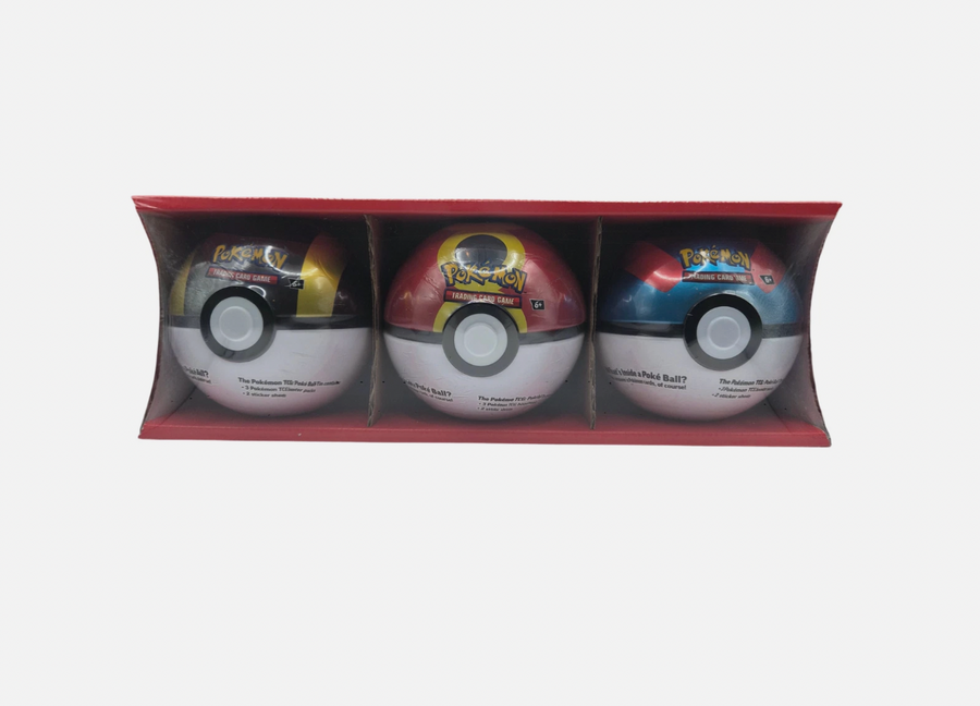 Pokémon TCG: Pokéball Tin Costco Exclusive 3-Pack