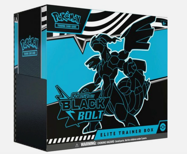 Pokémon TCG Scarlet & Violet Black Bolt Elite Trainer Box (2025) — Preorder